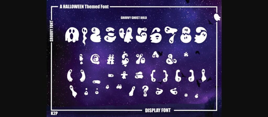 Groovy Ghost Font Poster 11