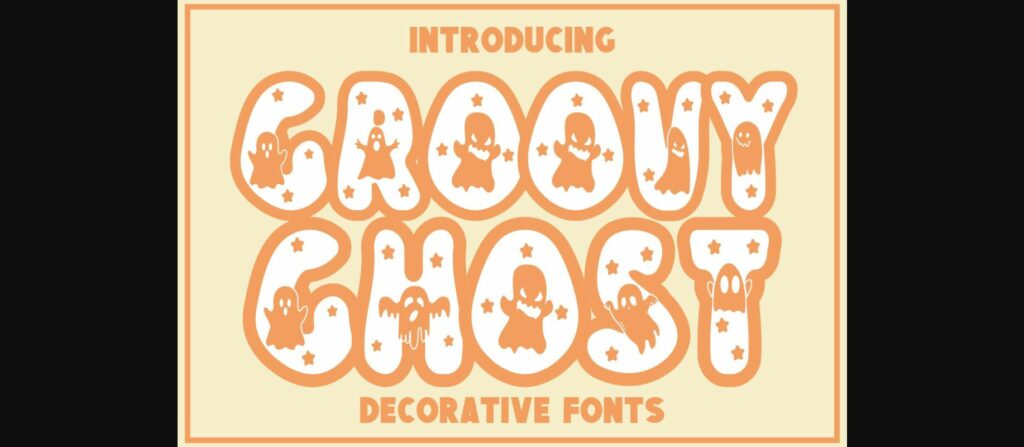 Groovy Ghost Font Poster 1