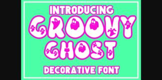 Groovy Ghost Font Poster 1