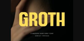 Groth Font Poster 1