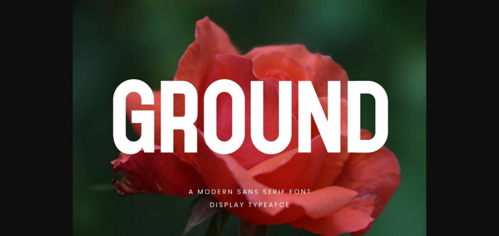 Ground Font Poster 3