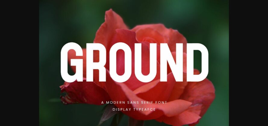 Ground Font Poster 1