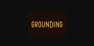 Grounding Font Poster 1