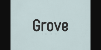 Grove Font Poster 1