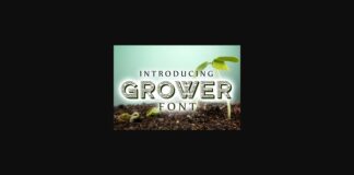 Grower Font Poster 1