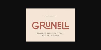 Grunell Font Poster 1