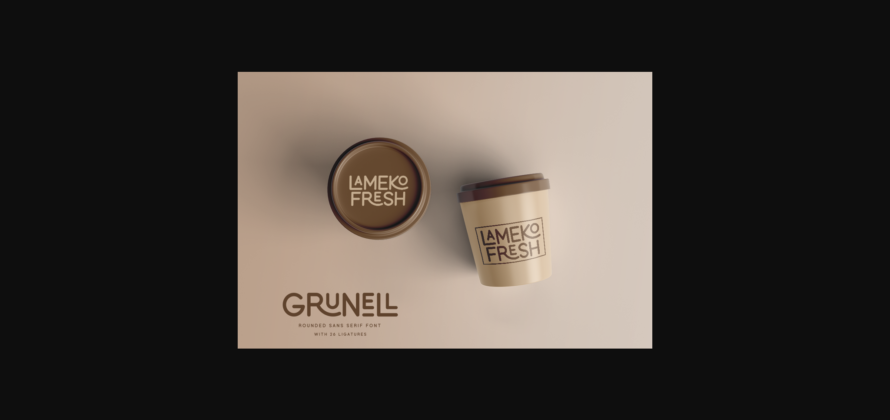 Grunell Font Poster 8