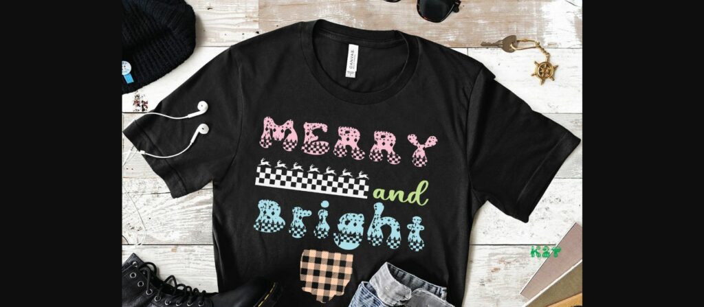 Grunge Christmas Font Poster 11