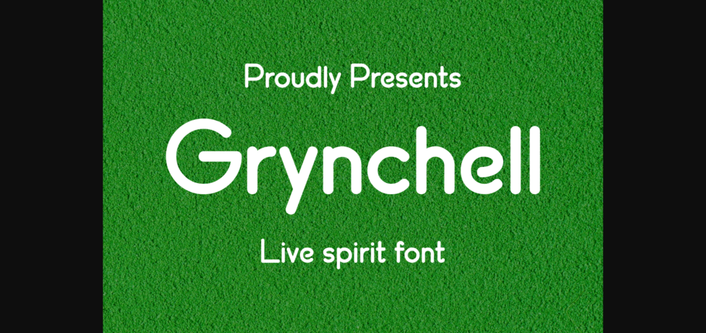 Grynchell Font Poster 1