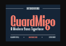 Guardmigo Font Poster 1