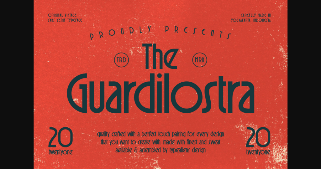 Guardilostra Font Poster 3