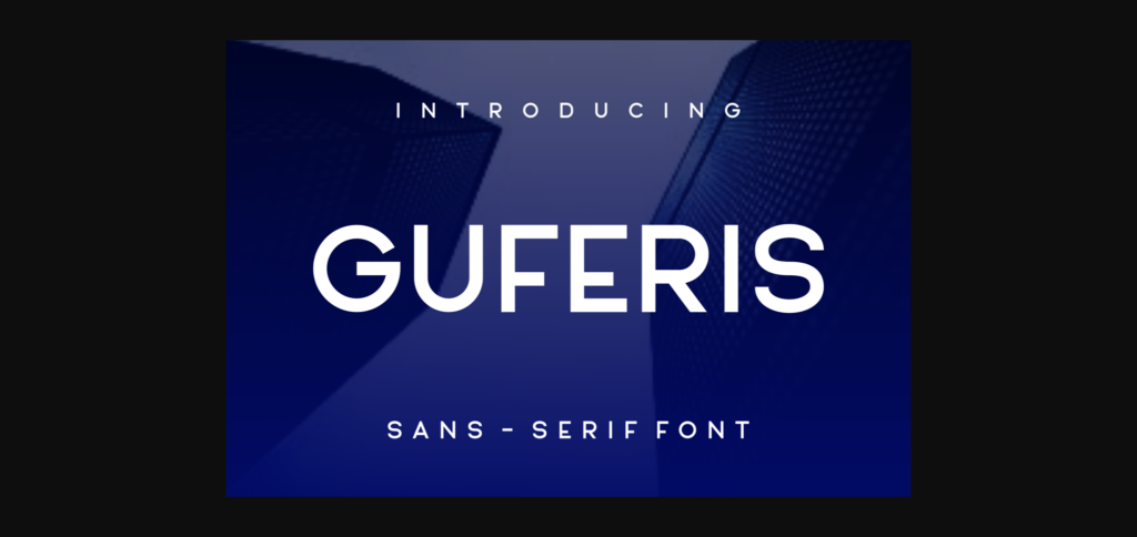 Guferis Font Poster 3