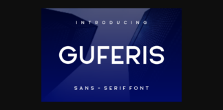 Guferis Font Poster 1