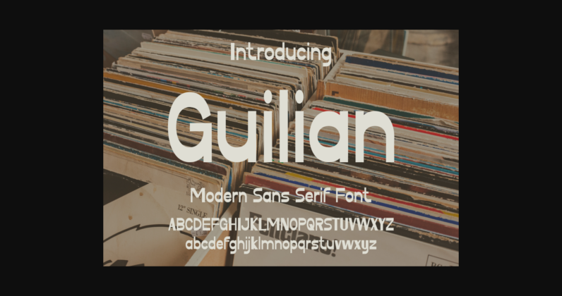 Guilian Font Poster 3