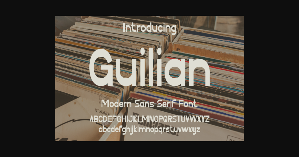 Guilian Font Poster 1