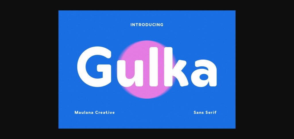 Gulka Font Poster 3