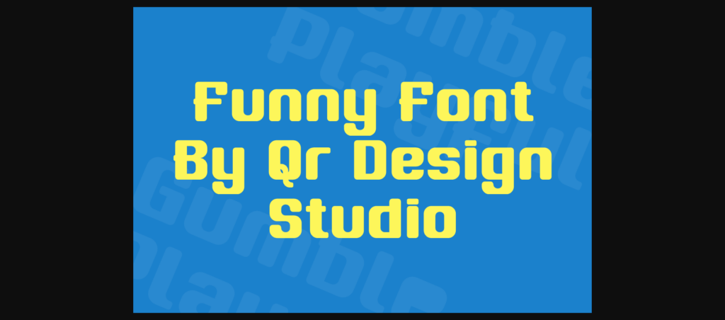 Gumble Playful Font Poster 7