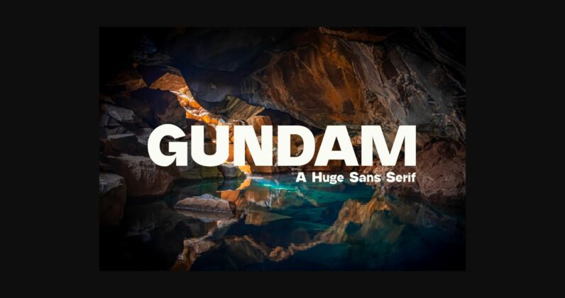 Gundam Font Poster 3