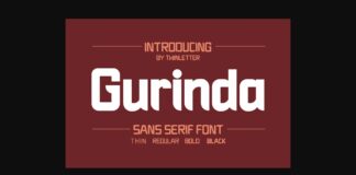 Gurinda Font Poster 1