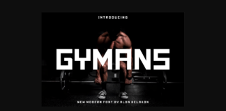 Gymans Font Poster 1