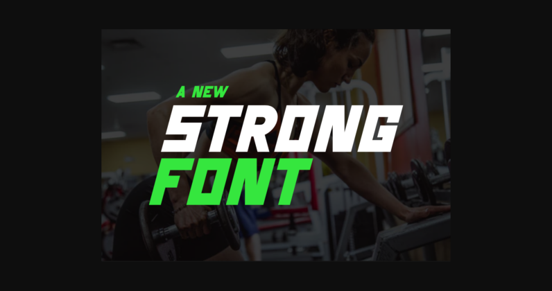 Gymer Font Poster 4