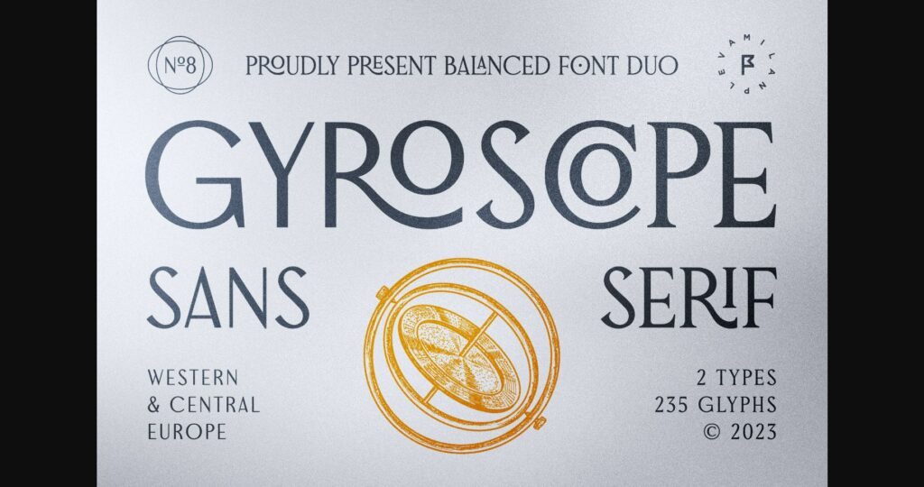 Gyroscope Font Poster 1