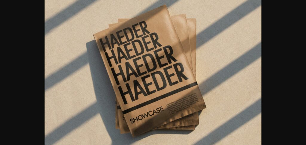 Haeder Font Poster 6