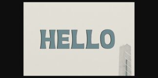 Hello Font Poster 1