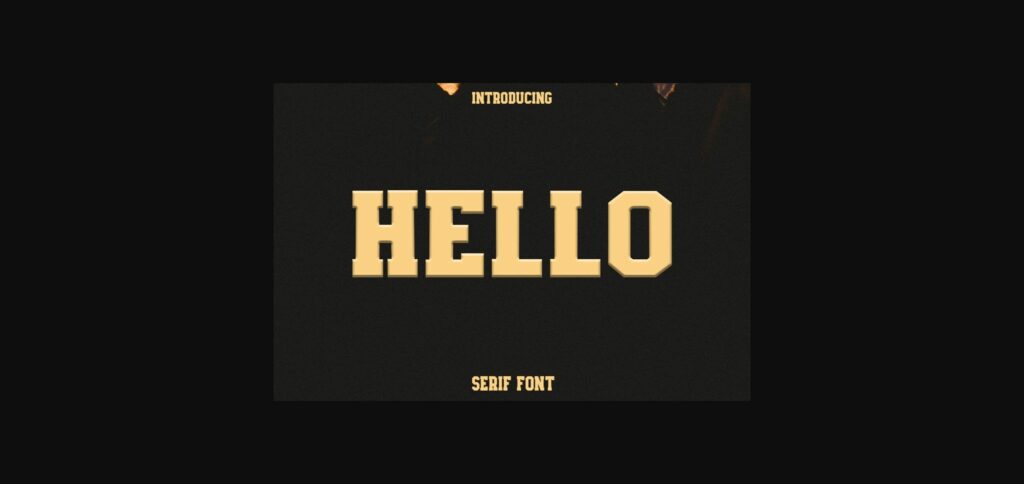 Hello Font Poster 1