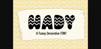 Hady Font Poster 1