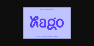 Hago Font Poster 1