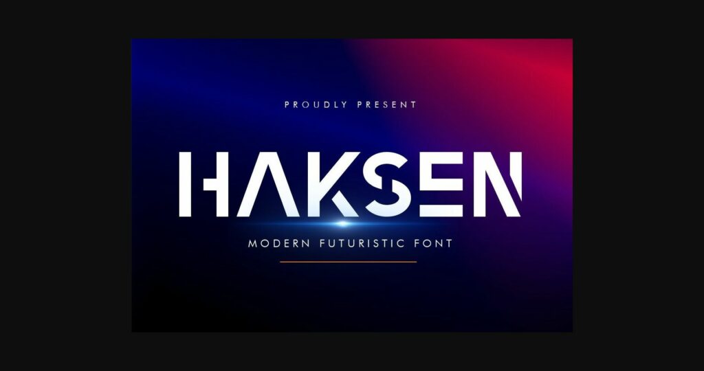 Haksen Font Poster 3