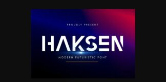 Haksen Font Poster 1