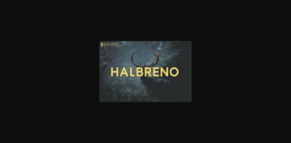 Halbreno Font Poster 1