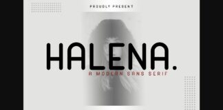 Halena Font Poster 1