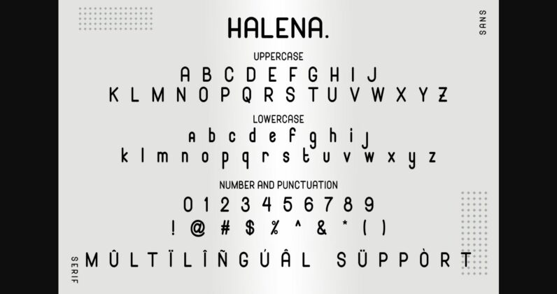 Halena Font Poster 9