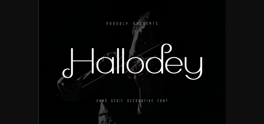 Hallodey Font Poster 3