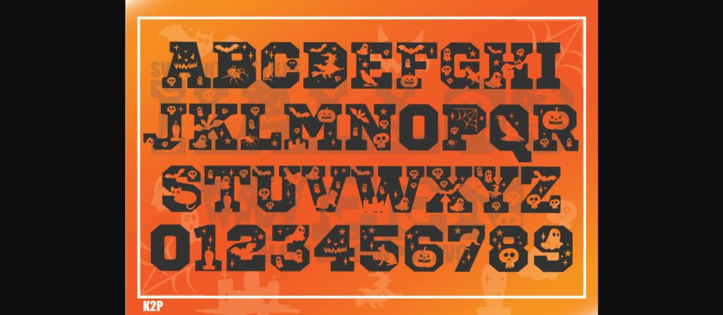 Hallooween Font Poster 9