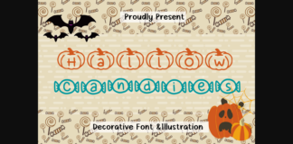 Hallow Candies Font Poster 1