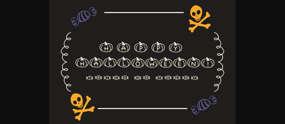 Hallow Candies Font Poster 7