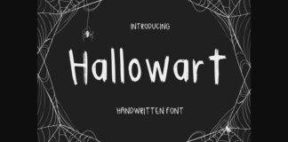 Hallowart Font Poster 1