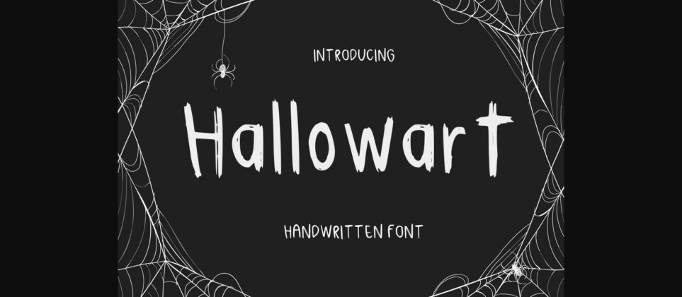 Hallowart Font Poster 1