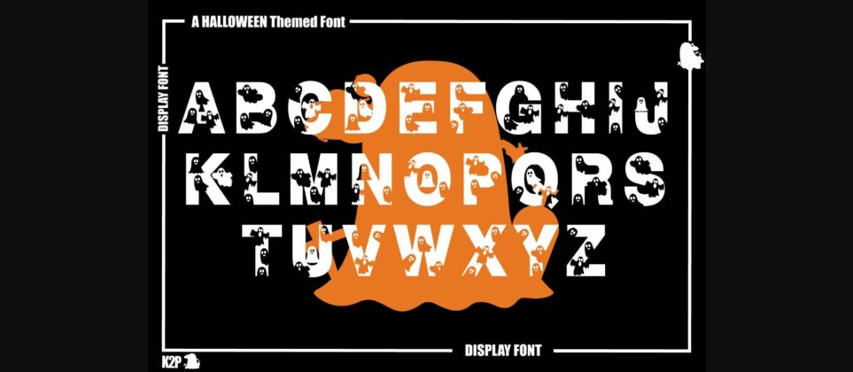 Halloween Boo Font Poster 2