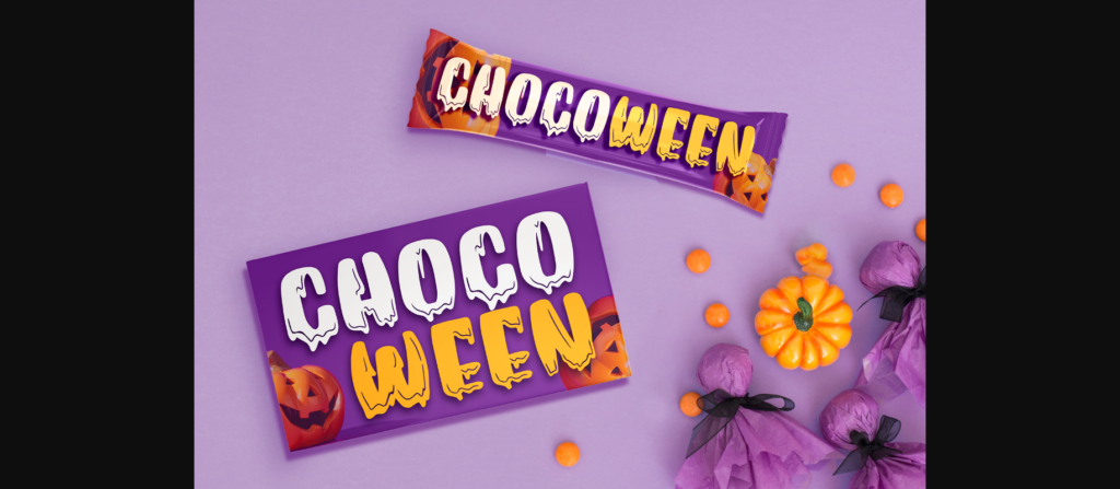 Halloween Dripper Font Poster 6