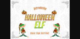 Halloween Elf Font Poster 1