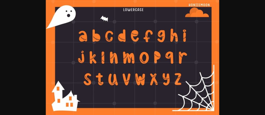 Halloween Face Font Poster 5