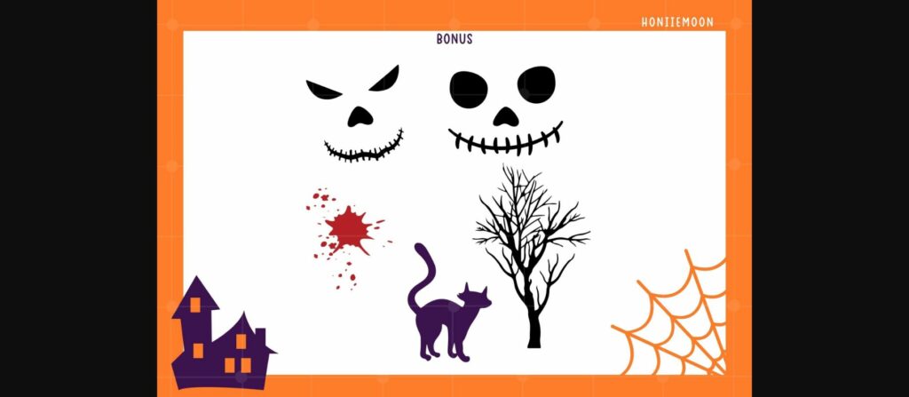 Halloween Face Font Poster 8