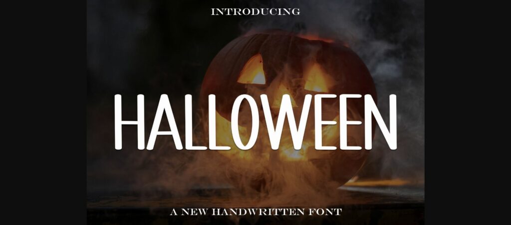 Halloween Font Poster 3