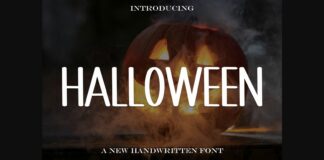 Halloween Font Poster 1