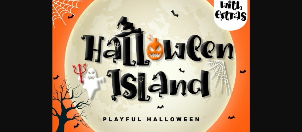 Halloween Island Font Poster 1